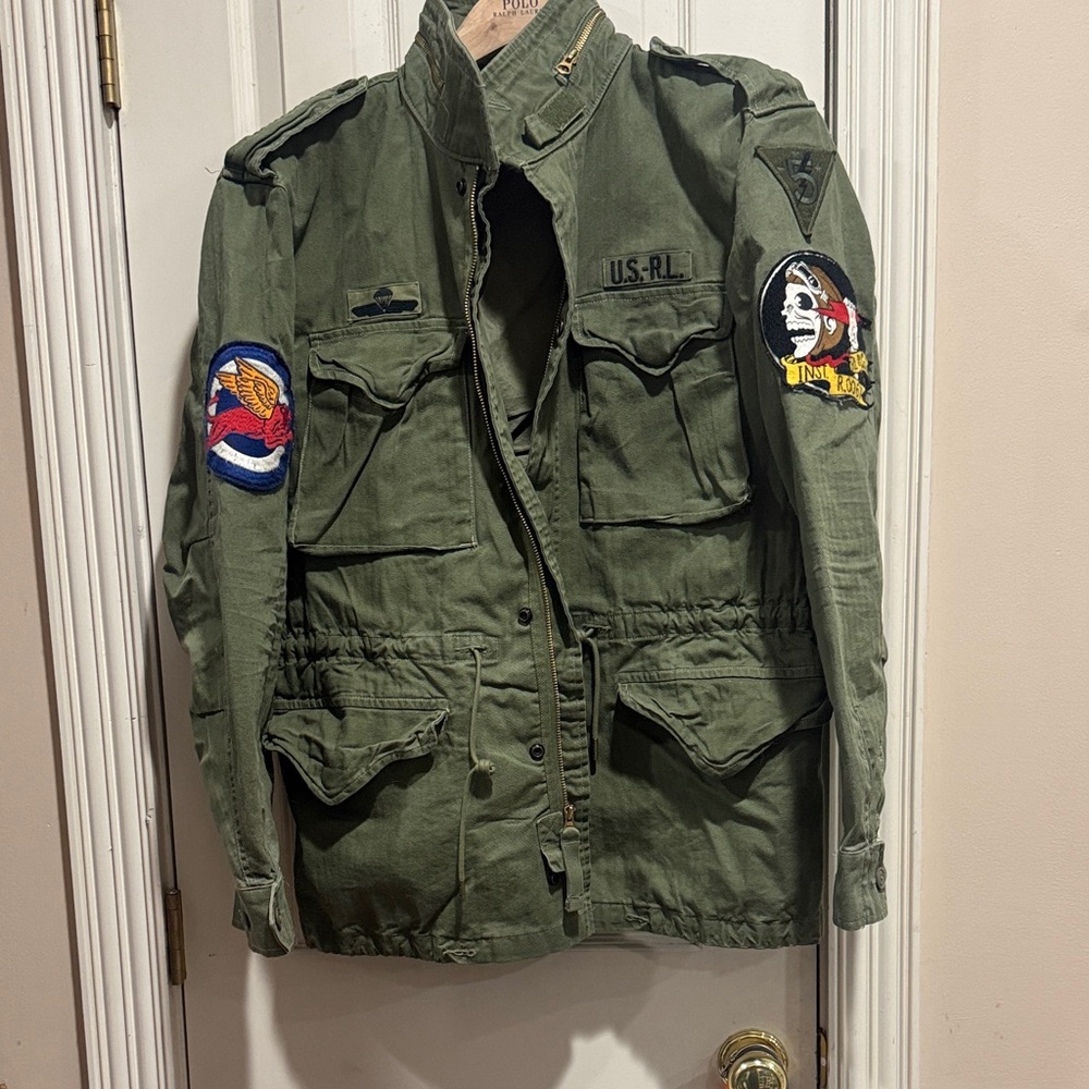Ralph Lauren Military Style Green Jacket